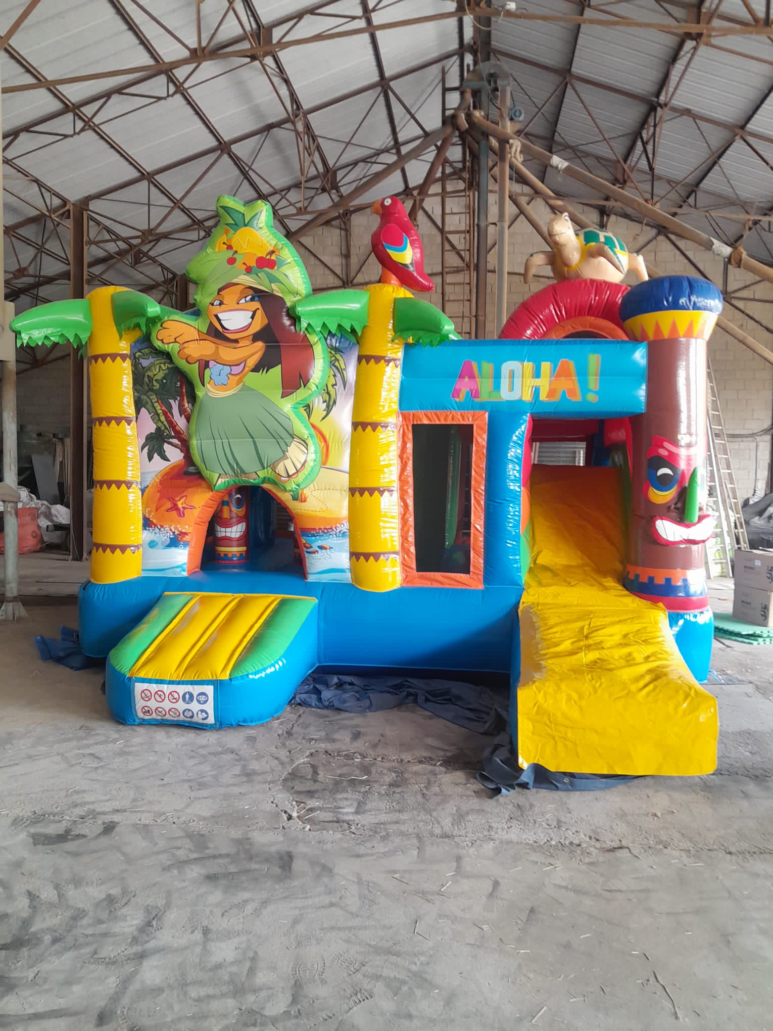 structure gonflable Multiplay monde marin 
